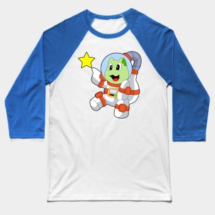 Turtle Astronaut Space Baseball T-Shirt